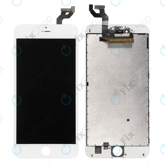 Wyświetlacz dla iPhone 6S Plus, White, Ekran dotykowy z ramką
