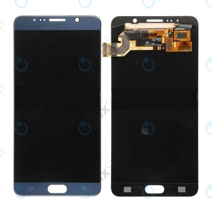 Wyświetlacz OLED do Samsung Note 5 N920F, Ekran dotykowy bez ramki, Niebieski, Blue