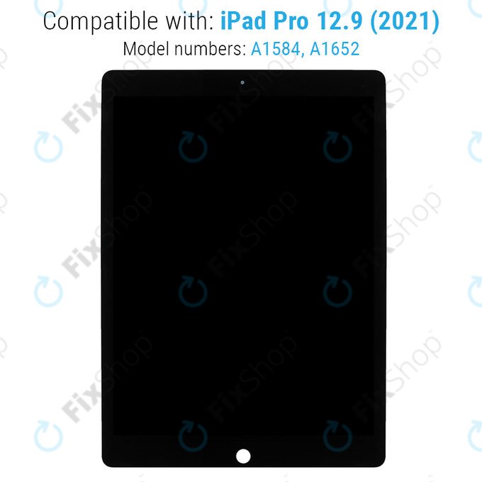 Wyświetlacz LCD dla iPad Pro 12.9" (1st Gen 2015), Black, Ekran dotykowy bez ramki, Refurbished