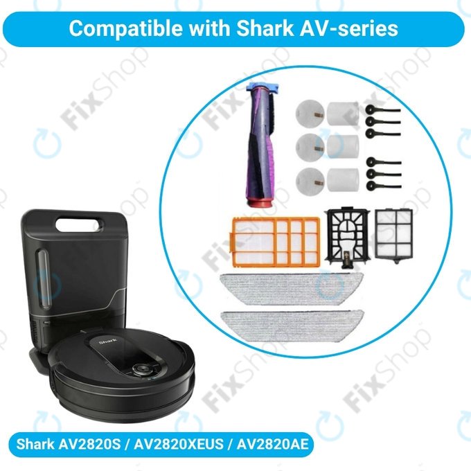 Kompletny zestaw do Shark AV2820S, AV2820XEUS, AV2820AE