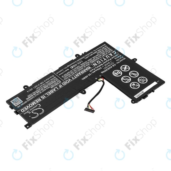 Bateria do Asus VivoBook E200, L200, Eeebook X206, 3350mAh, Li-Pol, 7.6V, C21N1521, HQ