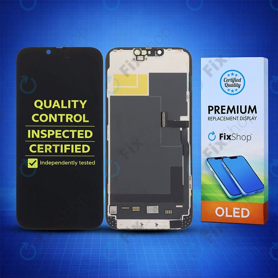 Wyświetlacz Soft OLED dla iPhone 13 Pro Max, Ekran dotykowy z ramką, DIAGNOSTIC