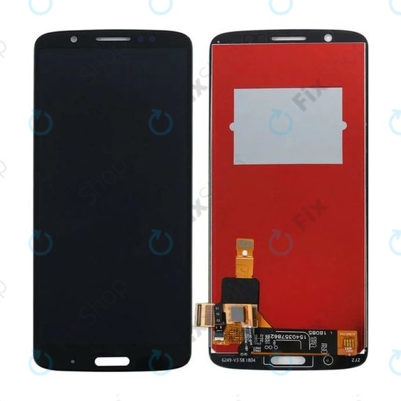 Wyświetlacz do Motorola Moto G6 Plus XT1926-5, Ekran dotykowy bez ramki, Czarny, Black, TFT