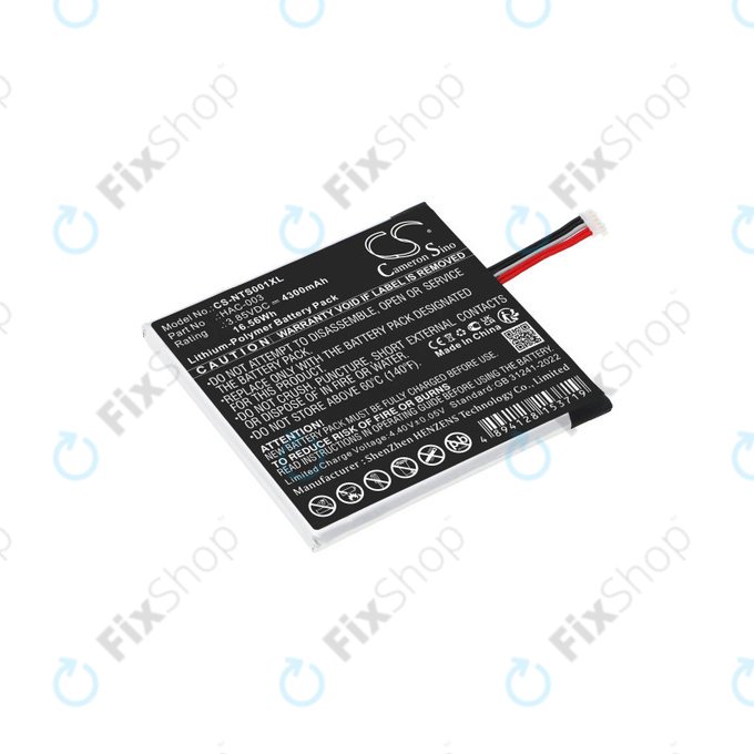 Bateria do Nintendo Switch HAC-001, 4300mAh, Li-Pol, 3.85V, HAC-003, HQ