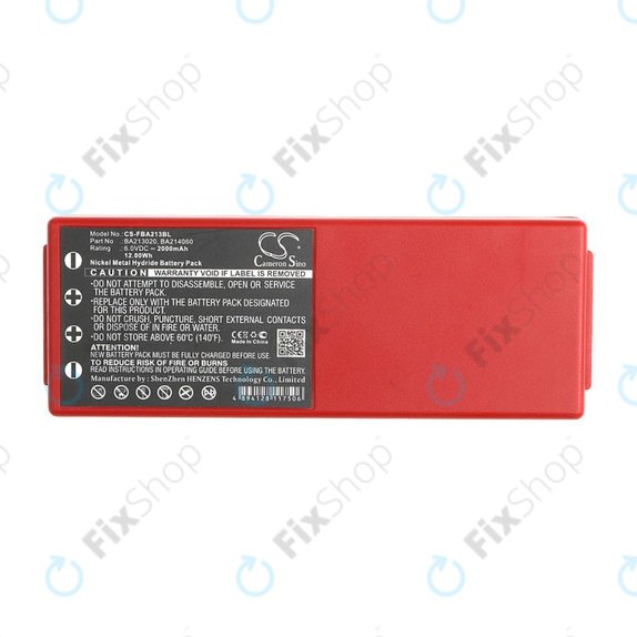Bateria do HBC Radiomatic Spectrum, 2000mAh, Ni-MH, 6V, BA214061, HQ