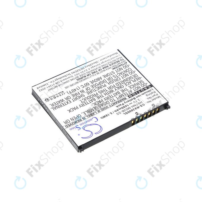 Bateria do HP Compaq iPAQ rx3000, rx3115, rx3700, hx2110, hx2790, 1400mAh, Li-Ion, 3.7V, HSTNH-M03B-SS, HQ
