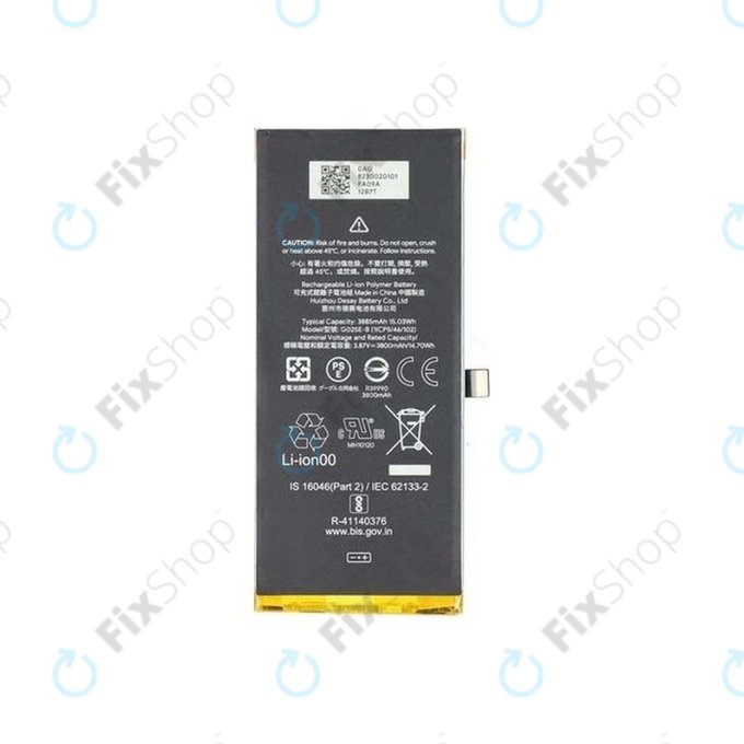 Bateria do Google Pixel 4a 5G, G025E, 3885mAh, G823-00201-01, Genuine Service Pack