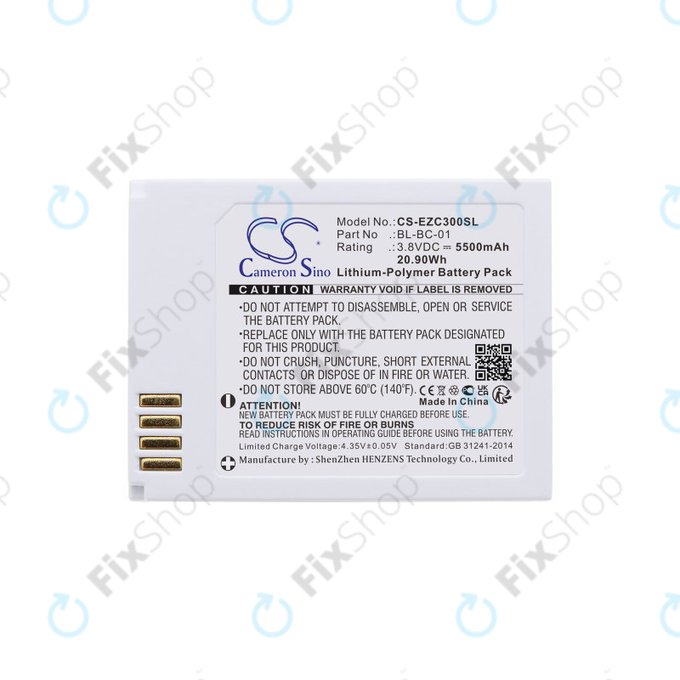 Bateria do Ezviz C3a, 5500mAh, Li-Pol, 3.8V, BL-BC-01, HQ