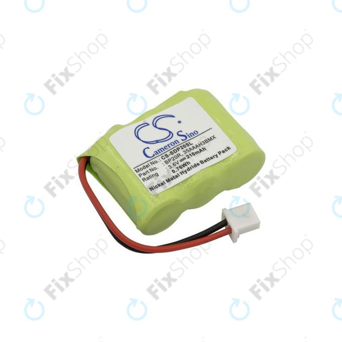 Bateria do Dogtra Receiver, Collar, 210mAh, Ni-MH, 3.6V, BP20R, HQ
