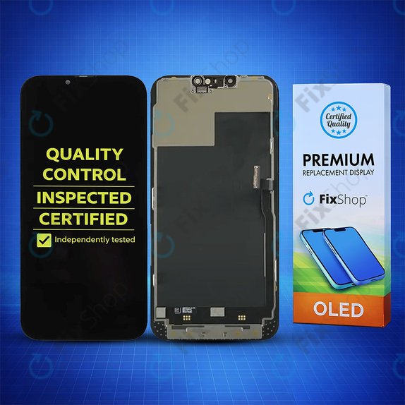 Wyświetlacz Hard OLED dla iPhone 13 Pro Max, Ekran dotykowy z ramką, FixPremium