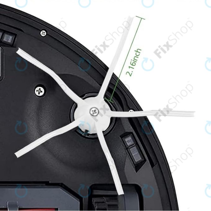 Zestaw części zamiennych do Xiaomi Roborock Q7+, Q7 Max, Q7 Max+ (2x Główna szczotka, 4x Filtr, 4x Szczotka boczna – biała, 4x Ściereczka mopująca, 4x Worek na kurz)