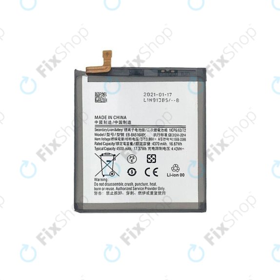 Bateria do Samsung A51 5G A516B, EB-BA516ABY, 4500mAh