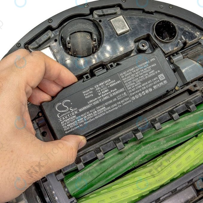 Bateria do iRobot Roomba e-seria, i-seria, ABL-D1, 4624864, ABL-D2, Li-Ion, 14,4V 6800mAh, HQ