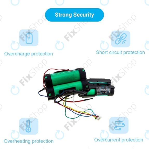 Bateria do Philips PowerPro Duo, PowerPro Aqua, 5ICR19/65, Li-Ion, 18,5V 2500mAh, HQ