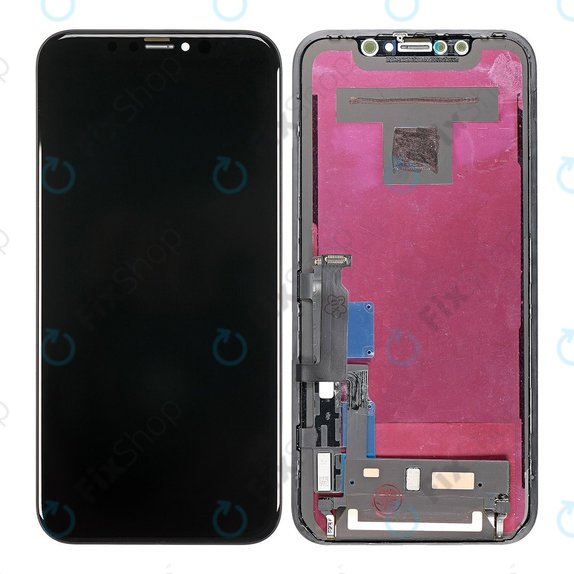 Wyświetlacz dla iPhone XR, Ekran dotykowy z ramką, Refurbished