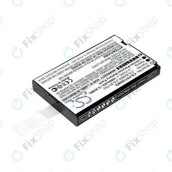 Bateria do Flysky FA605, FS-GT2B, FS-I10, 1600mAh, Li-Pol, 3.7V, FS-BA800, HQ