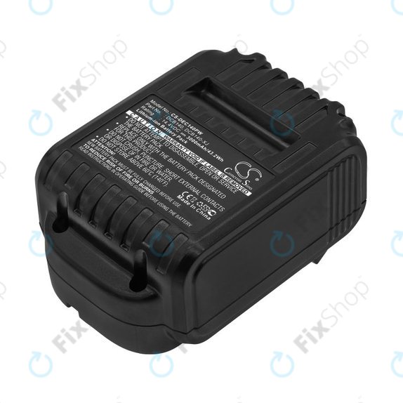 Bateria do Dewalt DCB090, XR, 3000mAh, Li-Ion, 14.4V, DCB140, HQ