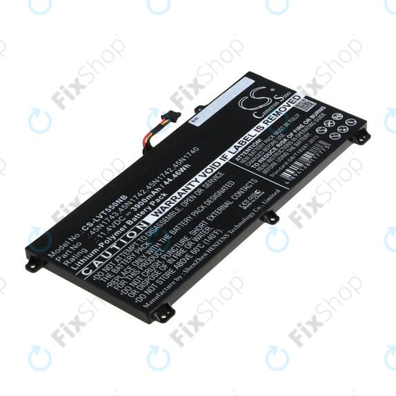 Bateria do Lenovo ThinkPad T550, T560, W550, 3900mAh, Li-Pol, 11.4V, 45N1743, HQ