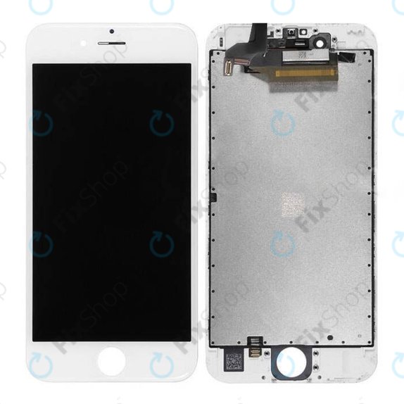 Wyświetlacz dla iPhone 6S, White, Ekran dotykowy z ramką