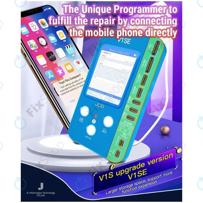 Programator JC V1SE + Płytki LCD, Baterii, Odcisków palców, Face ID, serii 12 (iPhone 7 - 12 Pro Max)