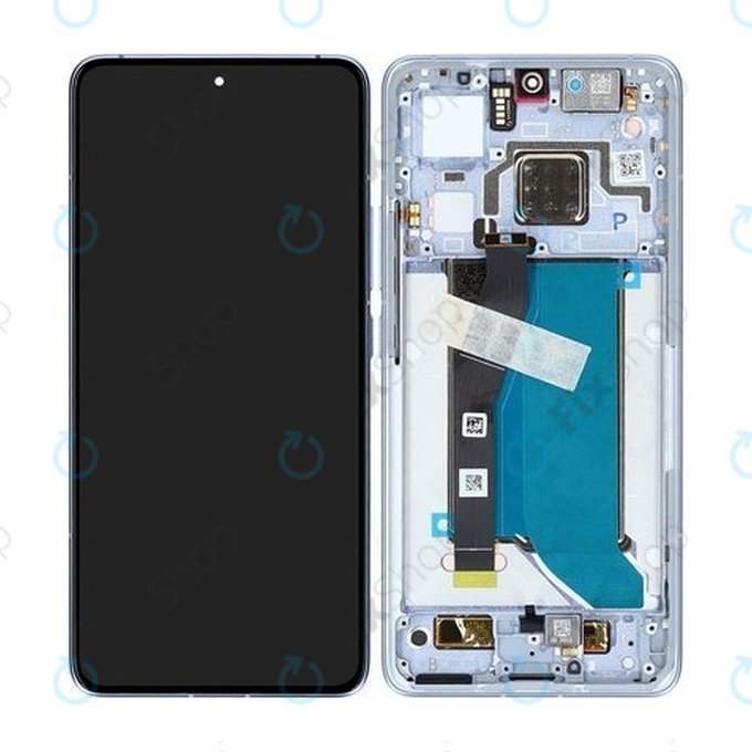 Wyświetlacz do Xiaomi 14T Pro, Ekran dotykowy z ramką, Titan Blue, 56001700N1200, Genuine Service Pack