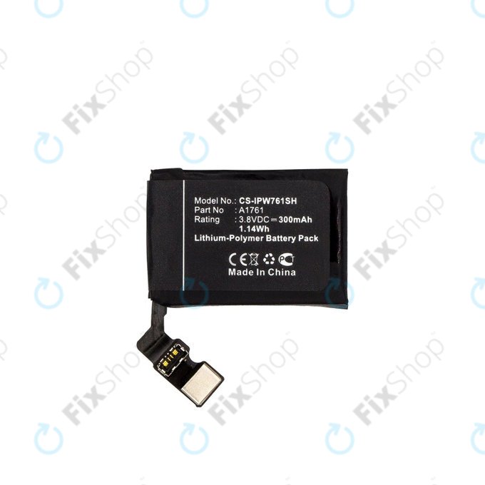 Bateria dla Apple Watch 2 42 mm, 300mAh, Li-Pol, 3.8 V, A1761, HQ