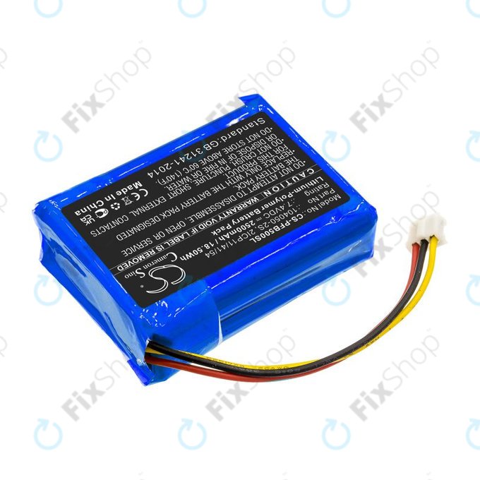 Bateria do Philips Fidelio B5/12, Fidelio HTL9100, Fidelio HTL9300, 2500mAh, Li-Pol, 7.4V, 104050-2S, HQ