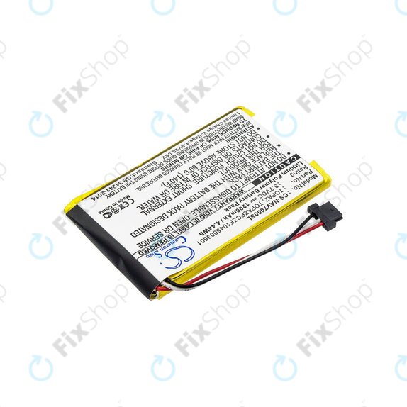 Bateria do Navigon 70, 1200mAh, Li-Pol, 3.7V, Topaz, HQ