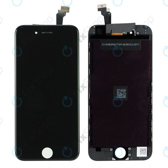 Wyświetlacz dla iPhone 6, Black, Ekran dotykowy z ramką
