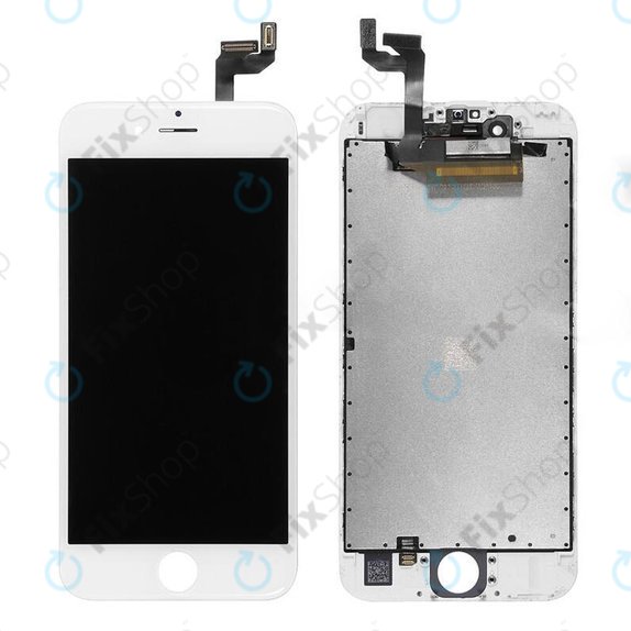 Wyświetlacz dla iPhone 6S, White, Ekran dotykowy z ramką