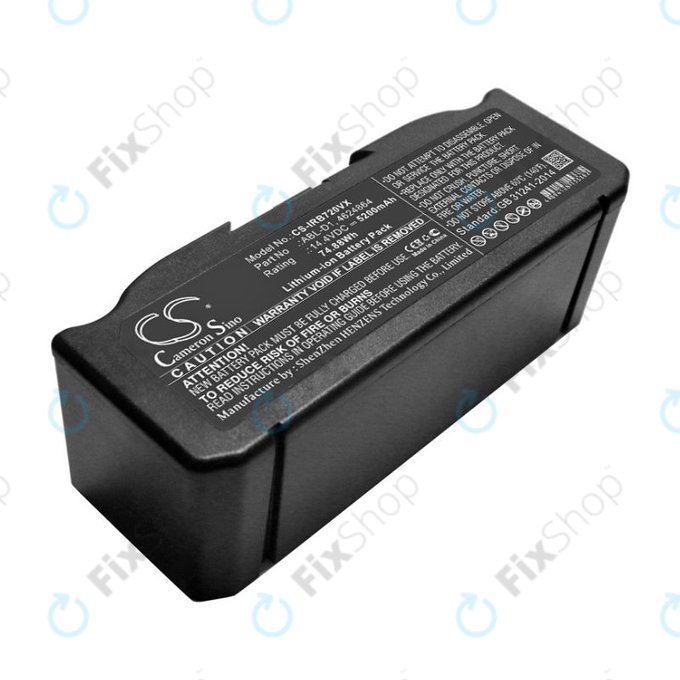 Bateria do iRobot Roomba e-seria, i-seria, ABL-D1, 4624864, ABL-D2, Li-Ion, 14,4V 5200mAh, HQ