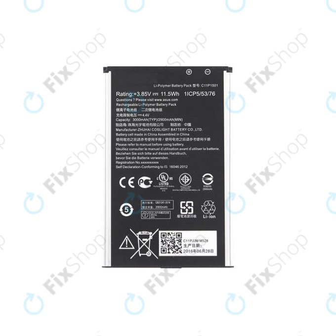 Bateria do Asus Zenfone Selfie ZD551KL, C11P1501, 3000mAh