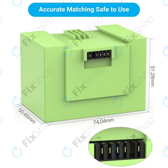 Bateria do iRobot Roomba e-seria, i-seria, ABL-D1, 4624864, ABL-D2, Li-Ion, 14,4V 3000mAh