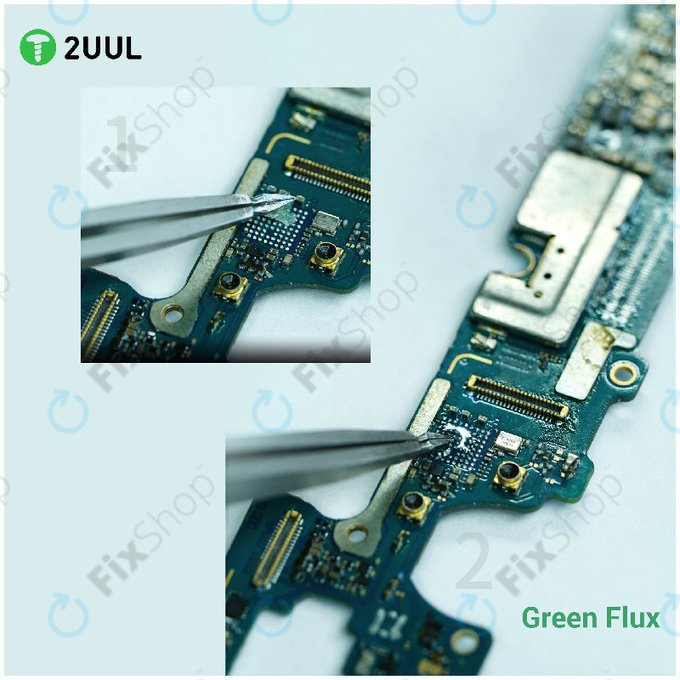 Topnik do lutowania (Flux), zielony, 2UUL SC18