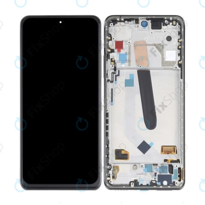 Wyświetlacz OLED do Xiaomi Mi 11i, Ekran dotykowy z ramką, Cosmic Black
