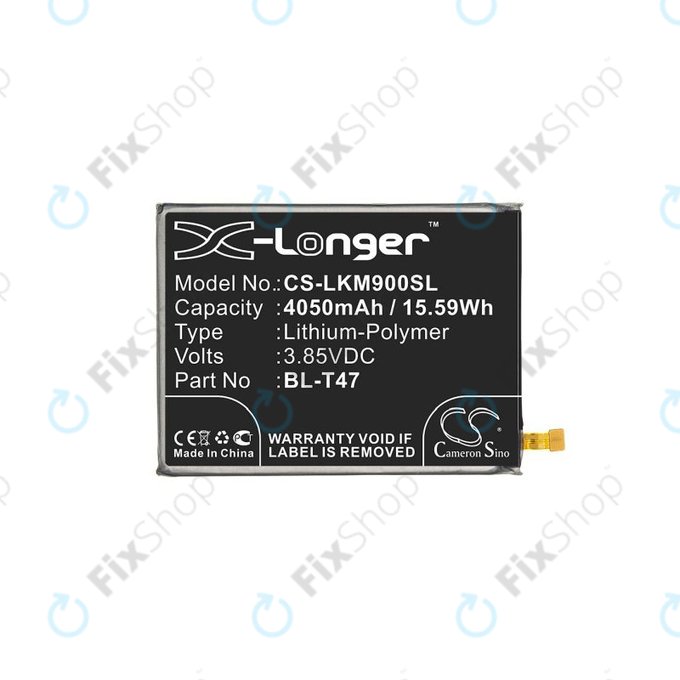 Bateria do LG Velvet 5G, BL-T47, 4050mAh, HQ