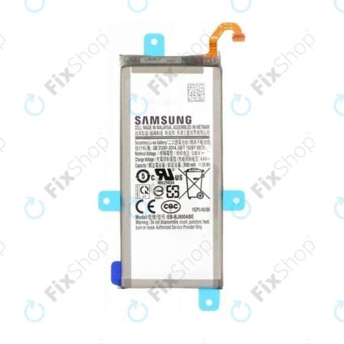 Bateria do Samsung A6 A600 (2018), J6 J600F (2018), EB-BJ800ABE 3000mAh, GH82-16479A, GH82-16865A, Genuine Service Pack