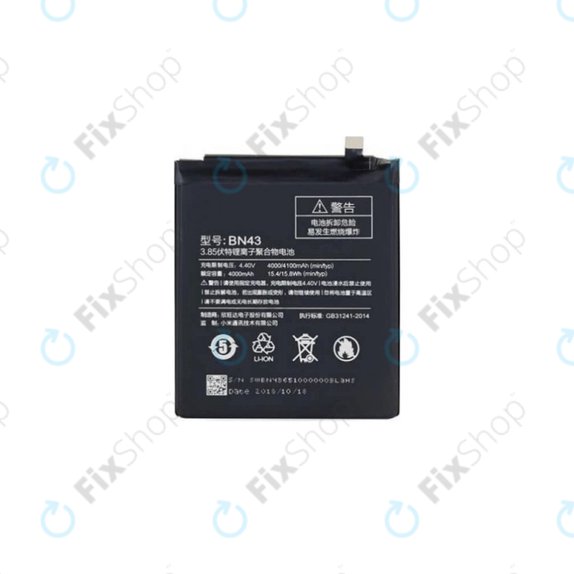 Bateria do Xiaomi Redmi Note 4X, Note 4 SD Global, BN43, 4100mAh