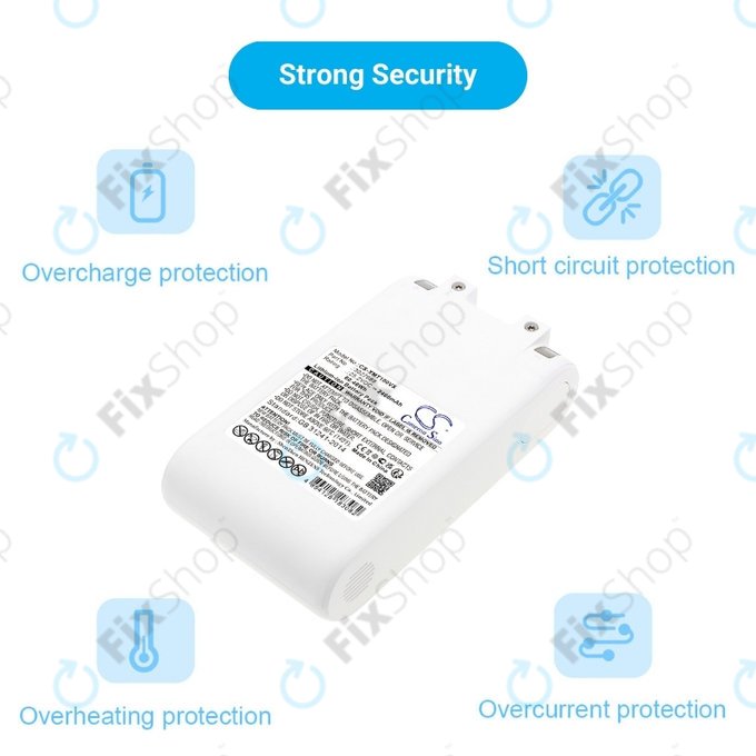 Bateria do Xiaomi Dreame T10, T20, 3027689, Li-Ion, 25,2V 2400mAh, HQ
