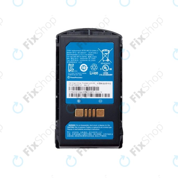 Bateria do Zebra MC3300, 5200mAh