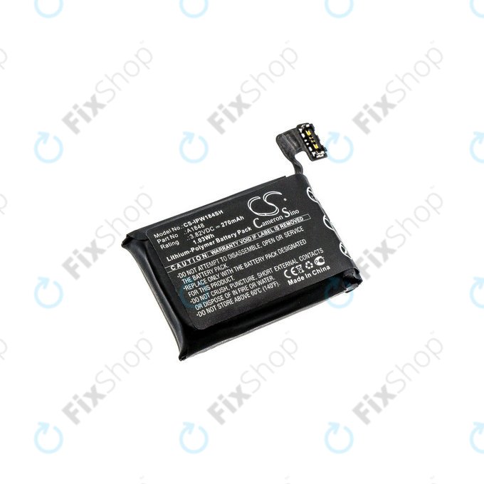 Bateria dla Apple Watch 3 38 mm, 270mAh, GPS + Cellular Version, Li-Pol, 3.82 V, A1848, HQ