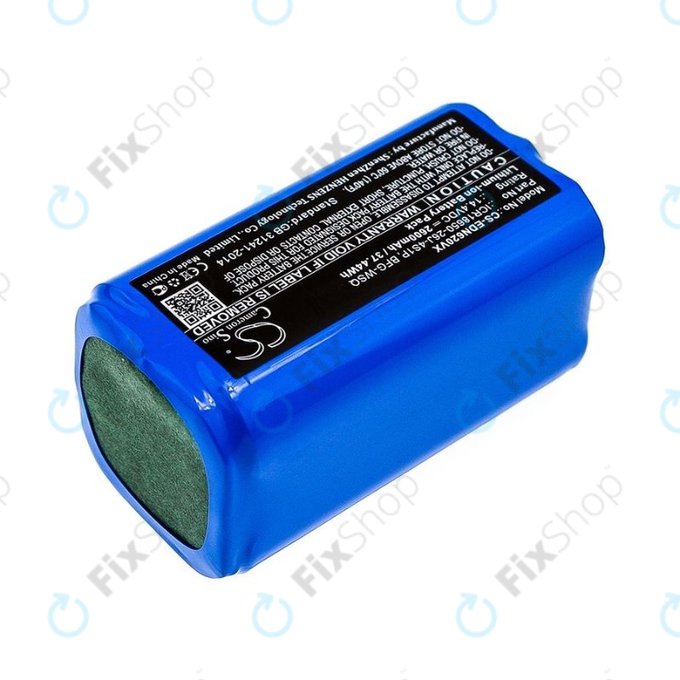 Bateria do Ecovacs Deebot N79, N79S, Eufy RoboVac-seria, Proscenic 850-seria, BFG-WSQ, ICR18650-26J-4S1P, UR18650ZY-4S1P-AAM, Li-Ion, 14,4V 2600mAh, HQ
