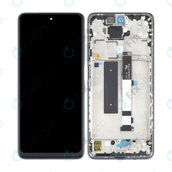 Wyświetlacz do Xiaomi Mi 10T Lite 5G, Ekran dotykowy z ramką, Pearl Grey, TFT