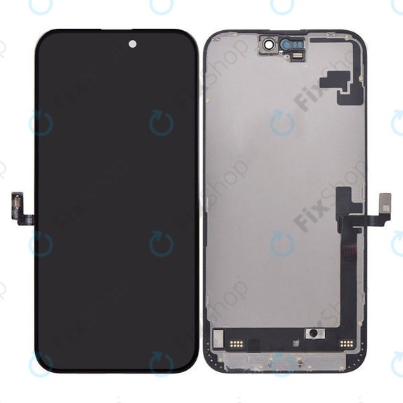 Wyświetlacz Hard OLED dla iPhone 16 Plus, Ekran dotykowy z ramką, FixPremium