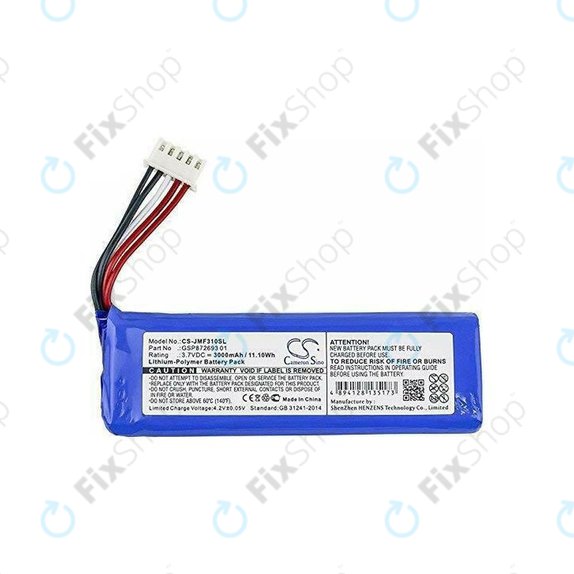 Bateria do JBL Flip 4, Li-Pol, 3000mAh, HQ