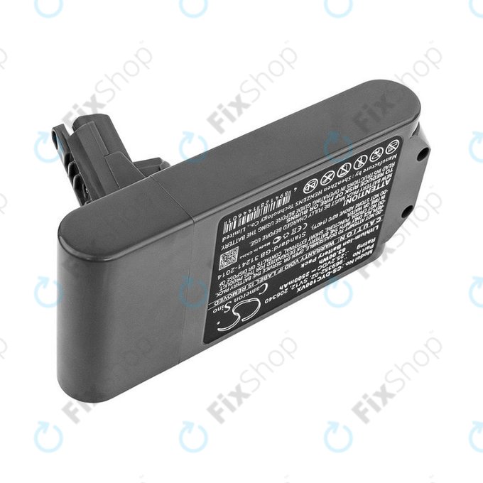 Bateria do Dyson V10, 969352-02, SV12, 206340, Li-Ion, 25,2V 2500mAh, HQ