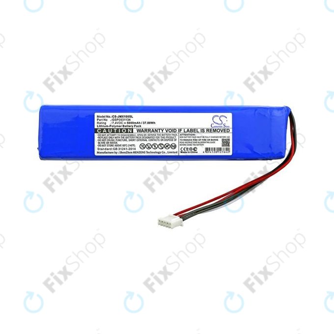 Bateria do JBL Xtreme, Li-Pol, 5000mAh, HQ