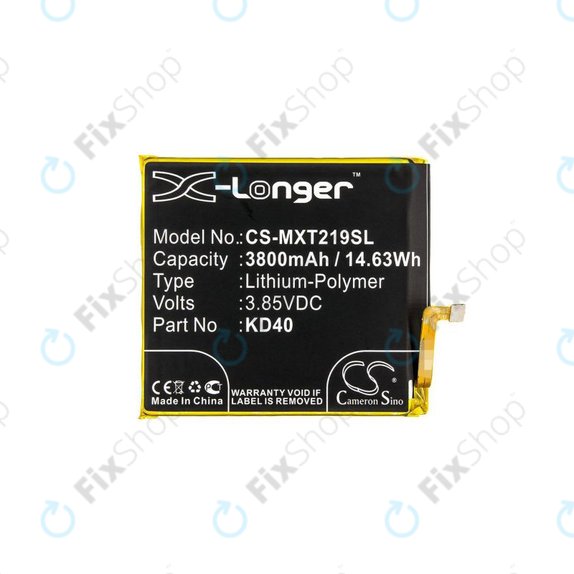 Bateria do Motorola Moto G8 Plus | KD40 3800mAh HQ