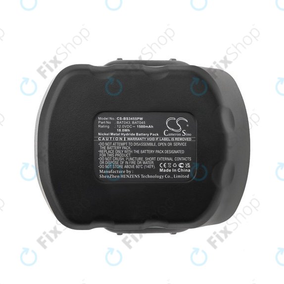 Bateria do Bosch 12V, BAT043, BAT045, 1500mAh