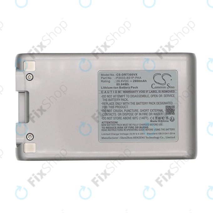 Bateria do Dreame T30, 2900mAh, Li-Ion, 29.6V, P2033-8S1P-PAA, HQ